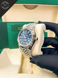 Sky dweller quadrante Blu e cinturino jubilee 42 mm