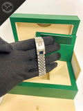 DateJust quadrante Grigio e cinturino Jubilee 41 mm